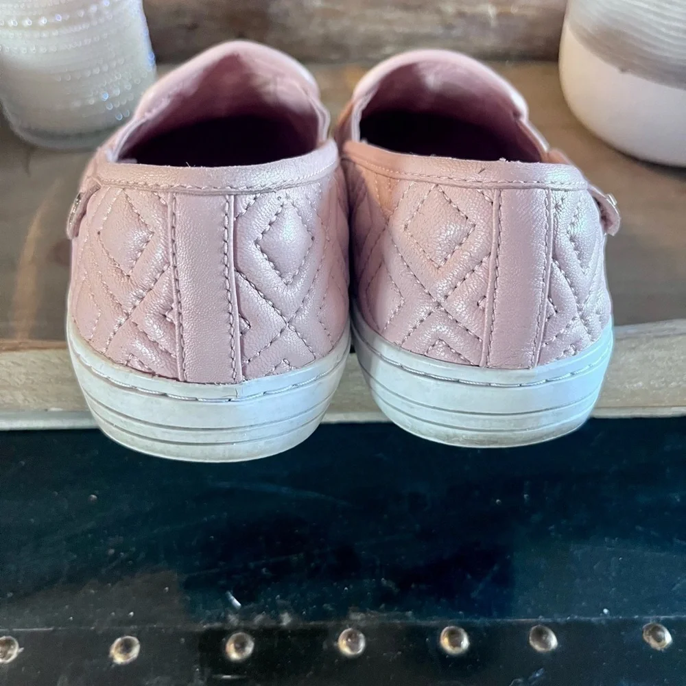 Tory Burch Pink Quilted Sneakers